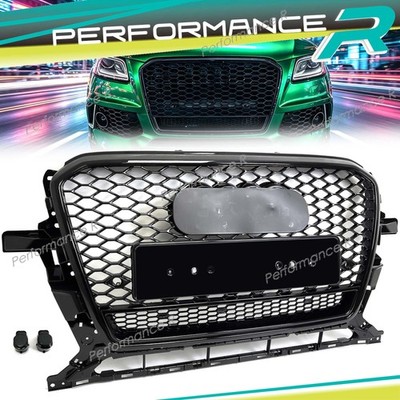 RSQ5 Optik Wabengrill Kühlergrill Grill Schwarz für AUDI Q5 8R SQ5 2013-2017