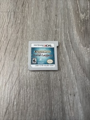 Professor Layton and the Azran Legacy (Nintendo 3DS, 2014) Authentic Rare Tested