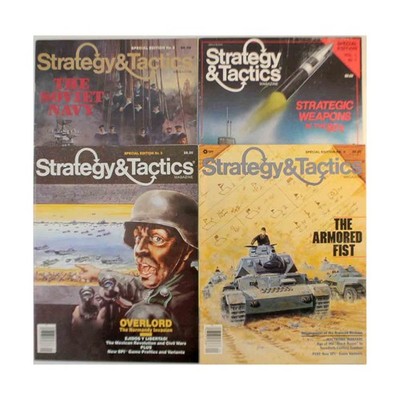SPI Strategy & Tactics S&T Special Ed Collection - Special Eds #1-4 VG+