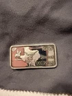 1 Oz 0 .999 Silver - Art Bar - Texas 28th State - Free Shipping