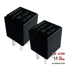 2Pcs 4016819 12VDC 20A Ultra Micro ISO Automotive Relay 4-pin  General Purpose
