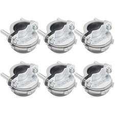 6PCS 1 inch NM Cable Clamp Type Connectors for Metallic Conduit Protect Cable...