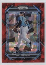 2023 Panini Prizm Red Ice Prizm Jacob Berry #18 z5b