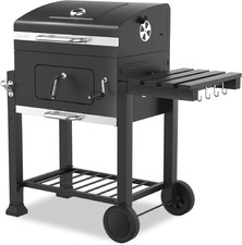 Tepro Holzkohlegrill (Grillwagen) Toronto Click, Grillfläche: Ca. 56 X 41,5 Cm, 