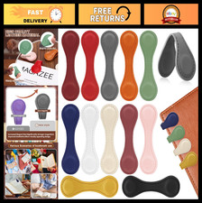 Colorful Magnetic Leather Bookmarks - 12 Pcs ...