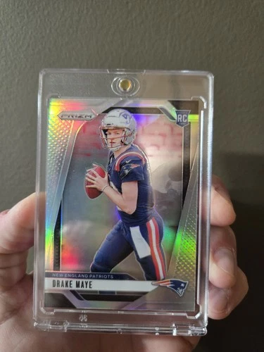 2024 Panini Prizm - Rookies Drake Maye #329 Silver Prizm (RC)