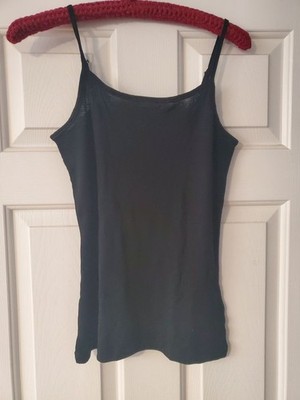NEW Icebreaker Merino Wool Camisole Women s Base Layer M Black 175gm 