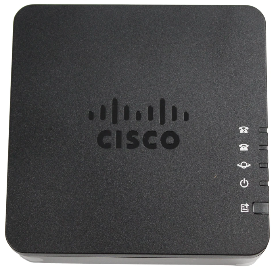 Cisco ATA192-3PW-K9 Multiplatform Analog Telephone Adapter 2-Port FXS SIP VoIP - Image 2 of 4