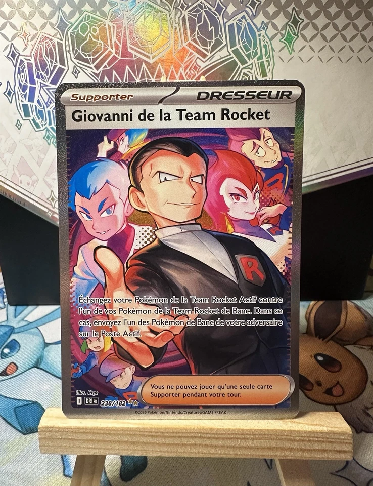 Carte Pokémon Giovanni De La Team Rocket 238/182 Rivalités Destinées FR - Photo 1/2