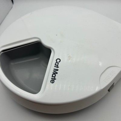 Closer Pets Cat Mate C500 Automatic Pet Feeder 5 Meal Digital Timer White 365
