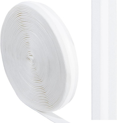 10 Yards Silicone Non Slip Elastic Gripper Tape 7/8 Sewing Trim White