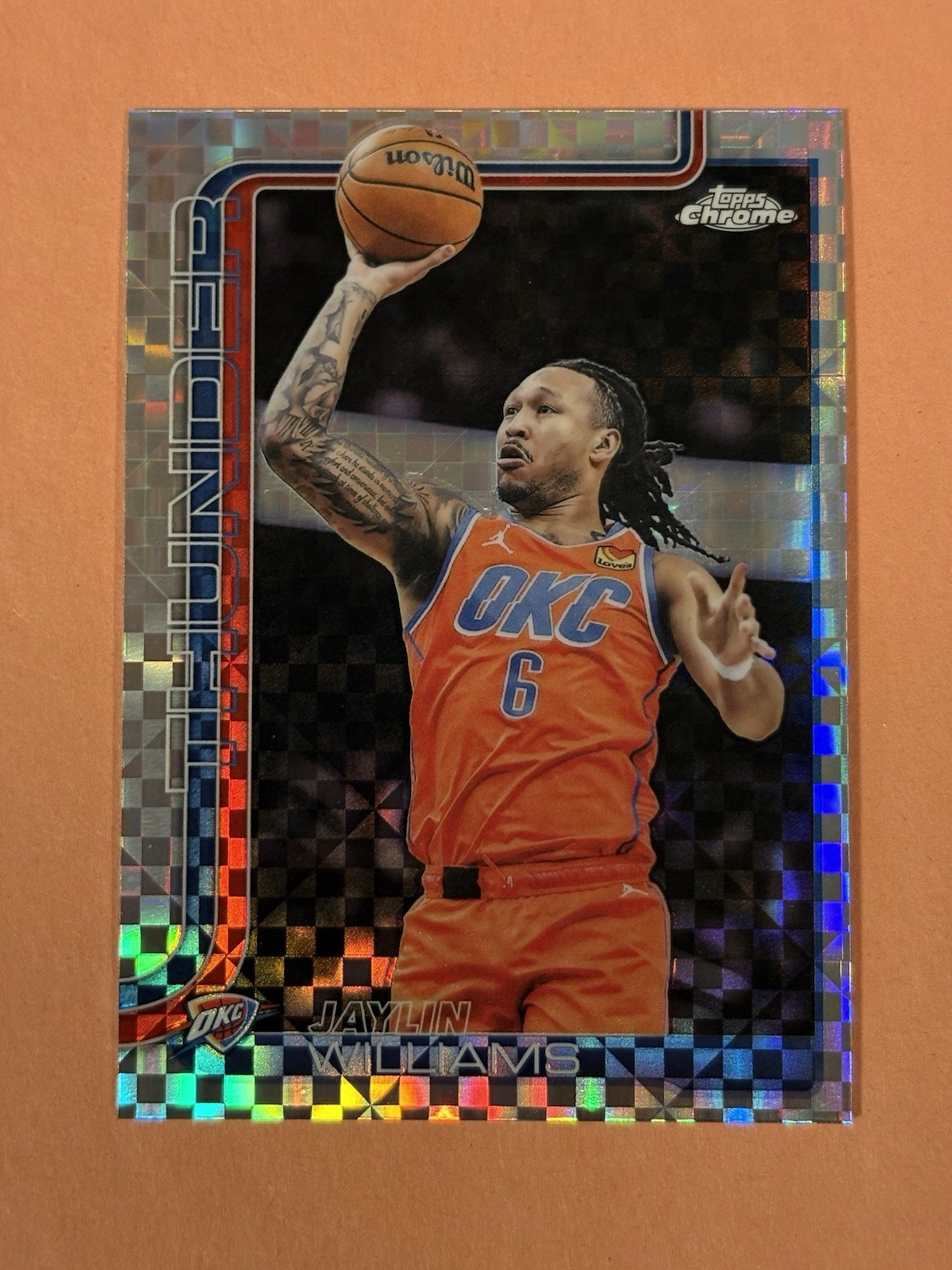 2025-26 Topps Chrome - Jaylin Williams #105 X-Fractor