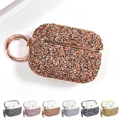 Bling Glitzer Diamant Strass Designer Skin Hülle Cover Für Airpods 4/Pro 2/3 DE