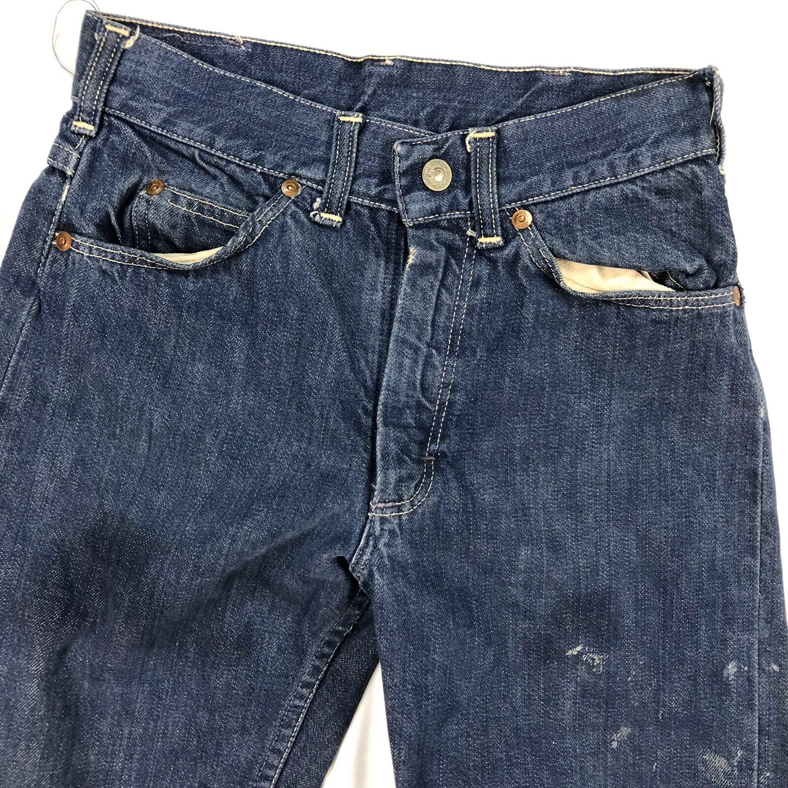 1950s Vintage Jc Penny Foremost Denim Jeans 25x28 Sma… Gem