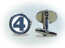 Fantastic Four Cufflinks or Tie Clip - Superhero Cufflinks