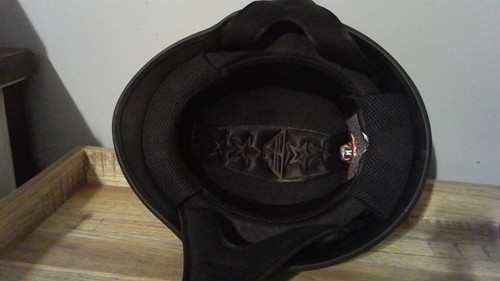 Fly 9mm Motorcycle Helmet Medium flat Black - Picture 3 of 6