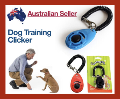 Dog Training Clicker Key ring Chain Pet Puppy School Wrist-strap
