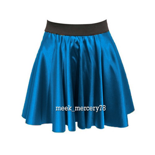 Women Mini Skirt Color Sexy Short Skirt Casual Wear Satin Party Wear S11 - Picture 38 of 44