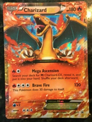 ULTRA RARE Charizard EX Pokemon XY17 Black Star Promo Holo Foil