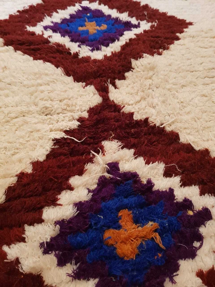 Azilal rug ,tapis marocain,carpet vintage - Photo 3/4