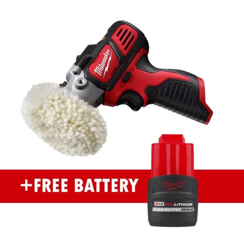 Milwaukee 2438-20 M12 Variable Speed Polisher/Sander + 2.5ah Battery!