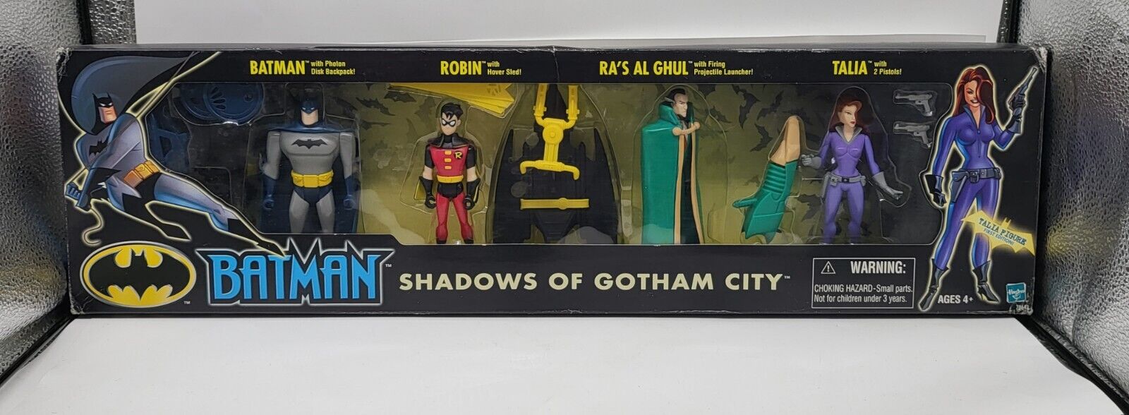 2001 Vintage Hasbro Batman Shadows Of Gotham City Action Figure 4 Pack Robin Ras