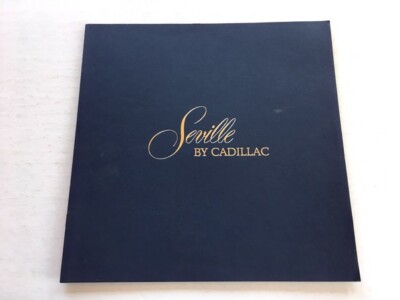 1977 Cadillac Seville 16-page Original Car Sales Brochure Catalog