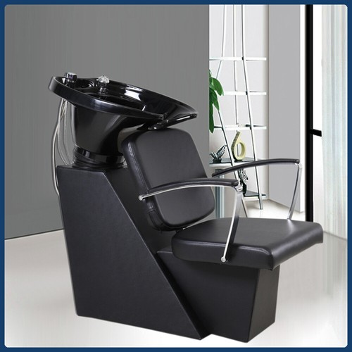 Salon Barber Hairdresser Hair Washing Chair Backwash Chair Unit Mixer Basin Sink - Picture 22 of 24