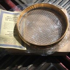 DUAL MANUFACTURING U.S STANDARD SIEVE SERIES 8" No. 5 New Brass Frame