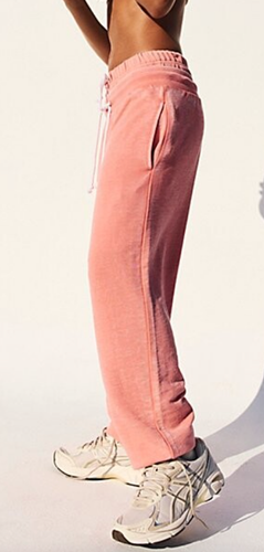 NEW FREE PEOPLE FP MOVEMENT GUAVA PLAYBOOK SWEATPANTS JOGGER PANTS SZ M - Picture 2 of 8