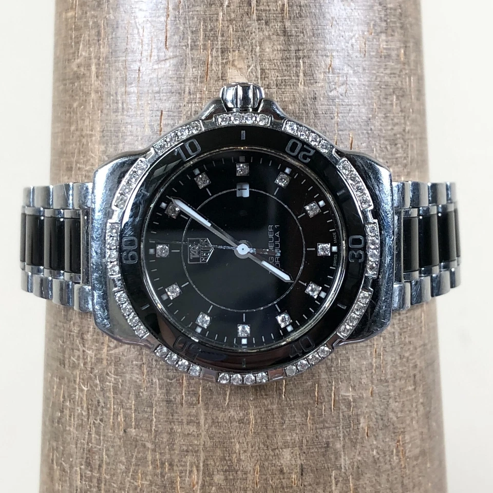 Reloj TAG Heuer Formula 1 Mujer WAH1312 Acero Cerámica Pulsera Cuarzo 31mm 7" Foto 2 de 4