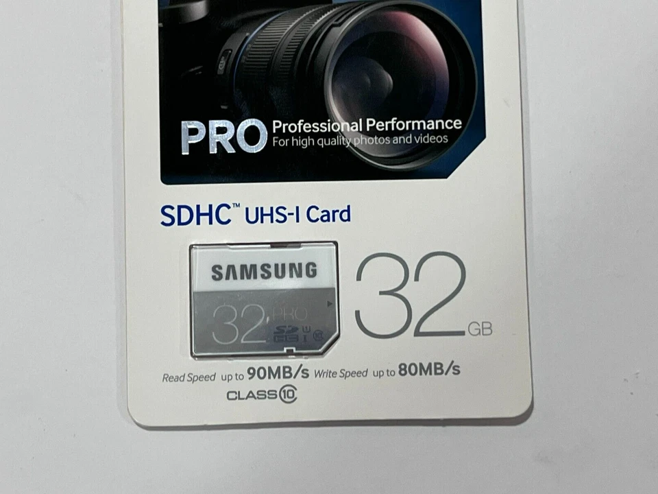 New Samsung 32GB PRO Class 10 SDHC up to 90MB/sMB-SG32D/AM - Image 2 of 3