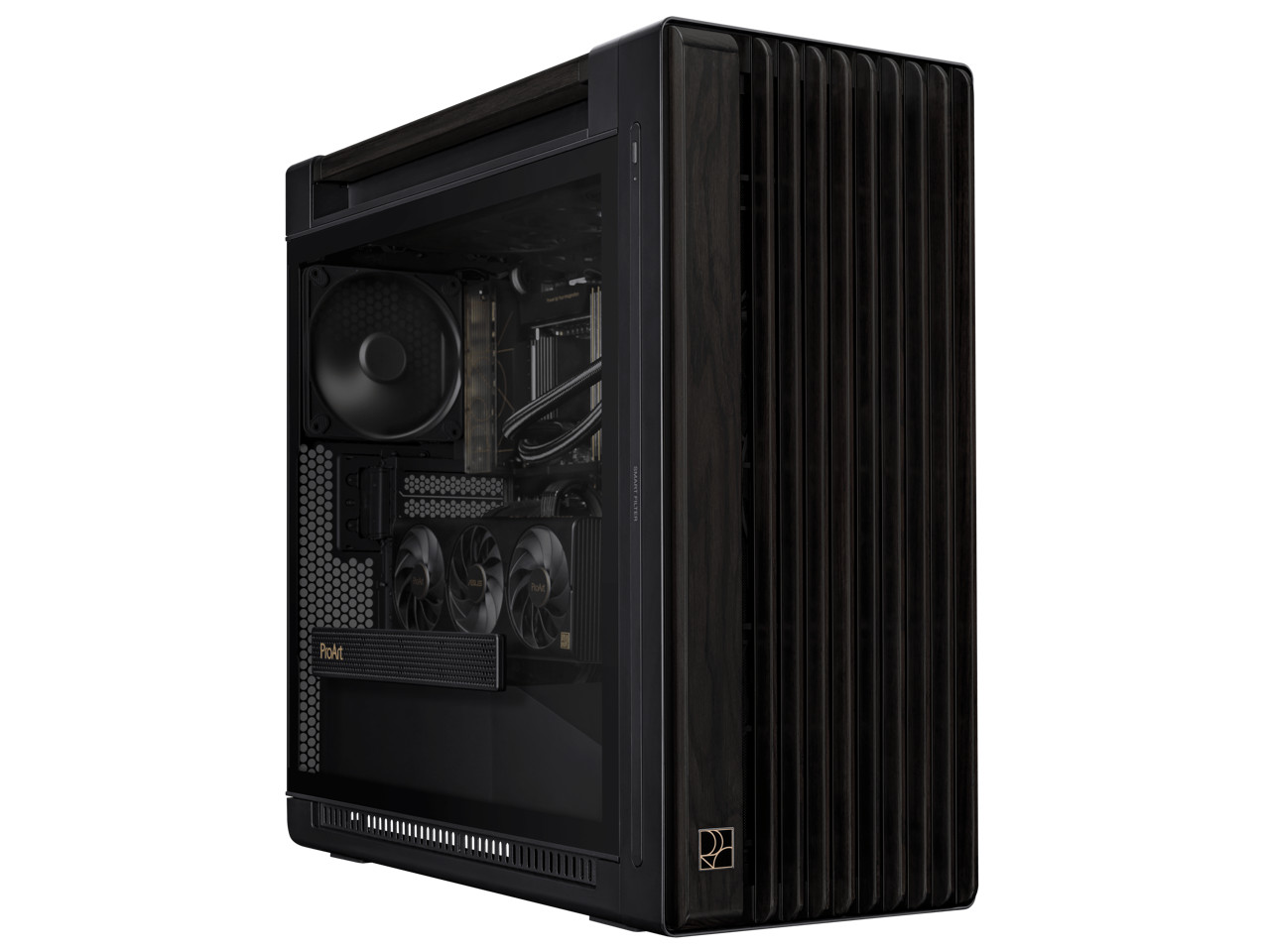 ASUS PA602 Черная стальABS ПластикДеревоЗакаленное стекло Micro ATX Mid Tower 70990₽