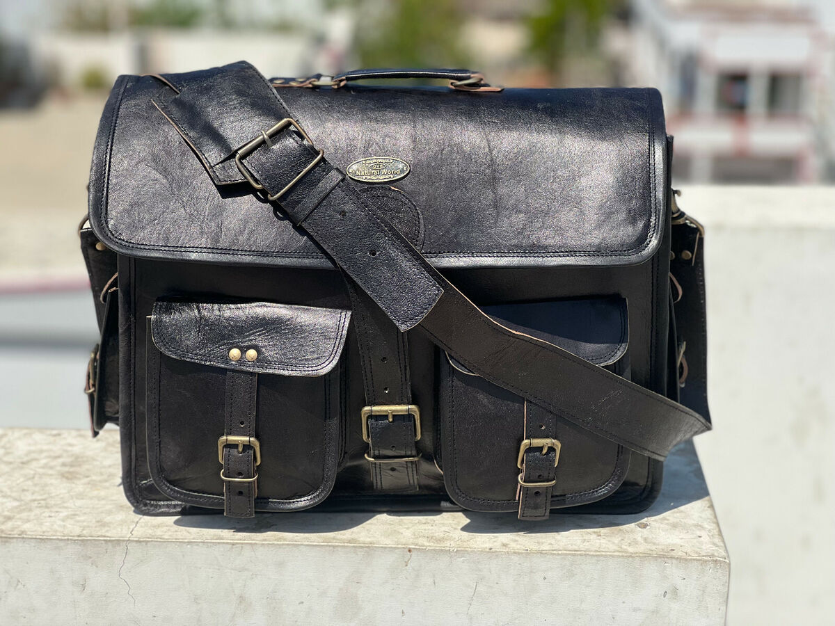 Men's Leather Vintage Shoulder Handmade Messenger Laptop Men's Leather Vintage Shoulder Handmade Messenger Laptop