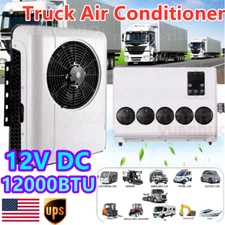 DC 12V A/C Kit Vehicle Split Air Conditioner Universal Fits Truck Bus RV Caravan
