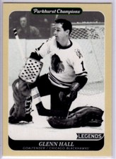 2023-24 Upper Deck Parkhurst Champions Glenn Hall SP Legends Card # 262