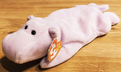 Ty Beanie Babies Happy das Nilpferd Sammlungsauflösung gut erhalten wie Neu