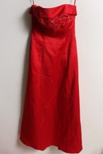 Vintage ROMANTICA Bridesmade Dress - Red - Size 10 (J55)