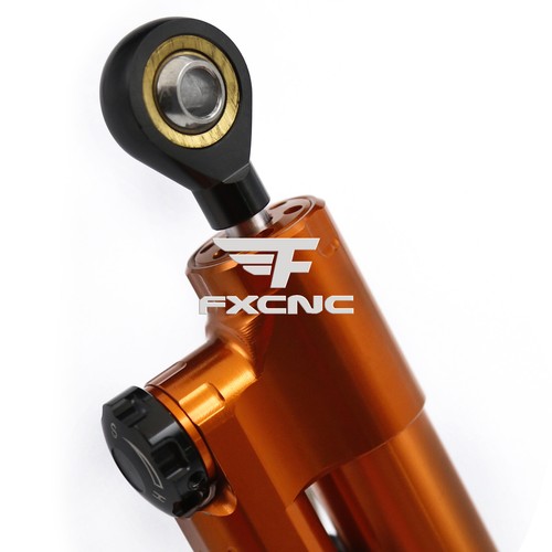 CNC Steering Damper Stabilizer Bracket Kit Mount For MT-03 2020-23 Black+Orange - Picture 19 of 22
