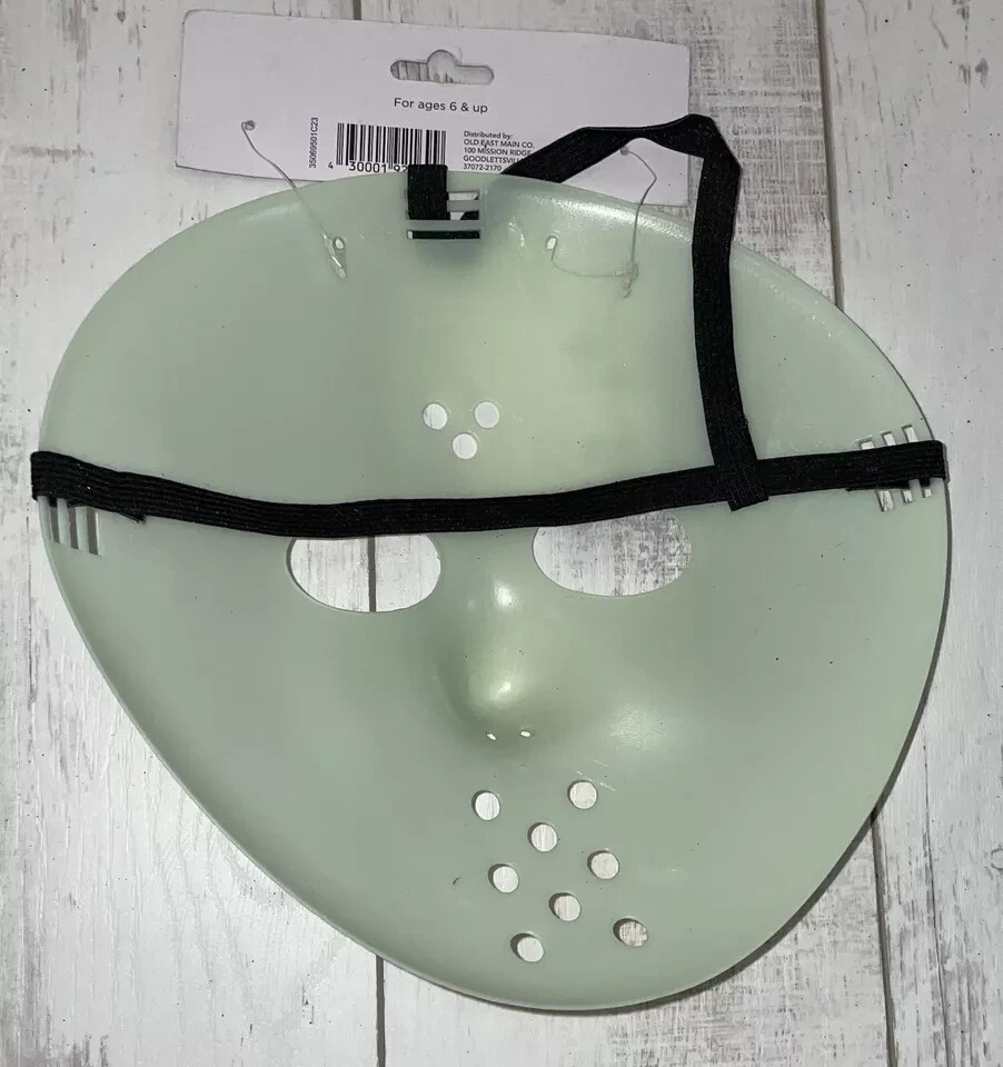 Jason Voorhees Light Green Mask - Use It For Dress Up - Halloween