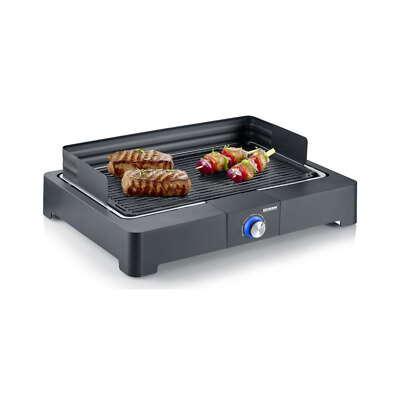 Severin PG 8567 Tischgrill Elektrogrill Balkongrill BBQ Druckguss Grillplatte