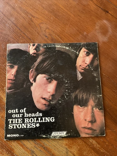 THE ROLLING STONES OUT OF OUR HEADS 1965 LONDON DECCA MONO LL-3429 12" LP VINYL