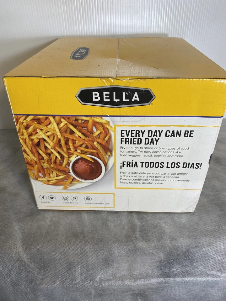 NUEVA EN CAJA... FREIDORA BELLA 1,5 L, 1100 VATIOS Foto 4 de 4