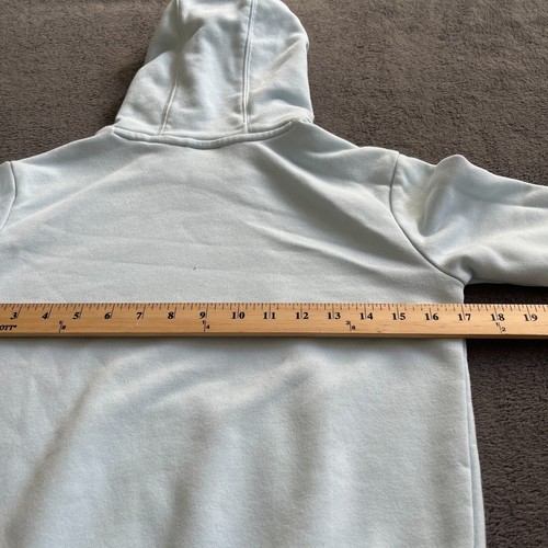 Adidas Originals Trefoil Blue Hoodie Pullover Sweatshirt Jacket Kid Size S 9-10Y - Picture 4 of 6