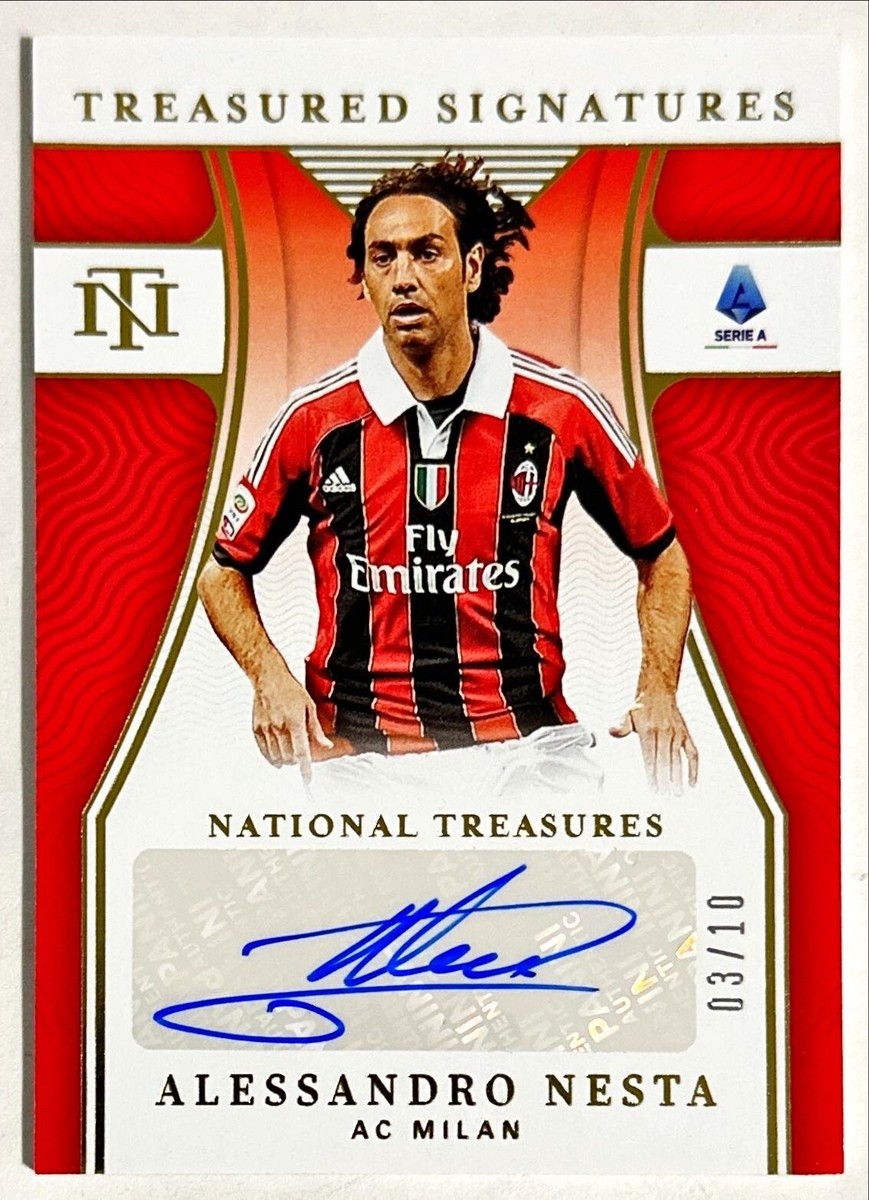 AUTOGRAPH PAOLO MALDINI AC MILAN PANINI CALCIO CARD CAMPIONI 2001