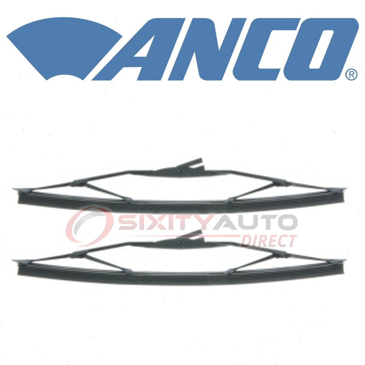 2 pc ANCO Front Wiper Blade for 1969-1983 Jeep CJ5 - Windshield Windscreen bo