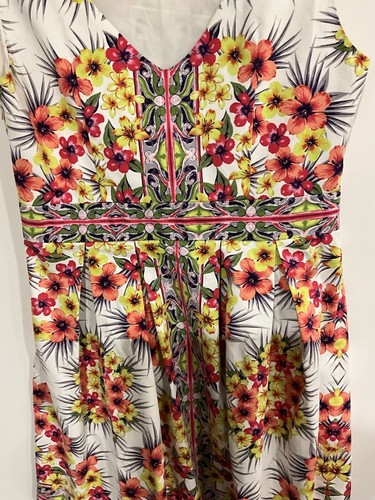 Portmans Women’s Dress Size 12 Floral Sleeveless Cocktail Wedding - Picture 2 of 9
