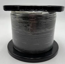 ZONEGRACE 500FT T316 Black Stainless Steel Cable 1/8 inch, Black Aircraft Cable