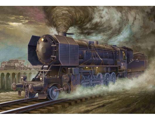 Trumpeter 1/35 WWII German BR52 Kriegslocomotive Armored Steam