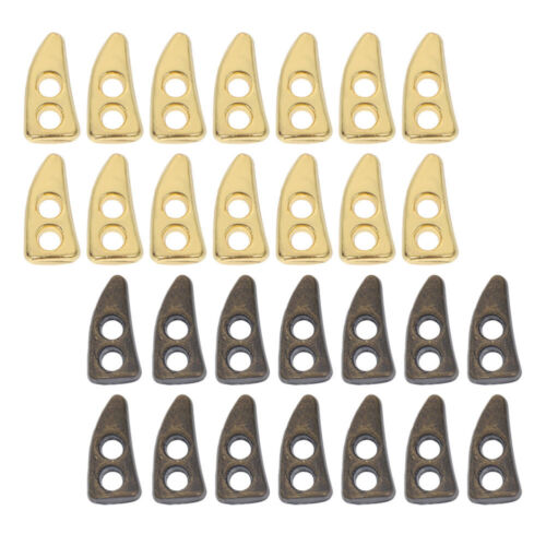 100 Mini Metal Horn Buttons for Sewing Clothes-SO - Afbeelding 1 van 12